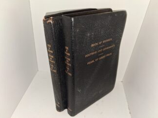 2 LDS Triple Combinations in Black Leather (1963, 1977)