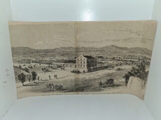View of Old Salt Lake City Clipped from Old Issue of Harper's Weekly