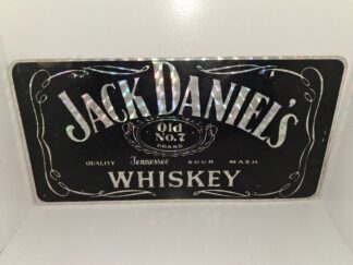 Jack Daniels Whiskey Plastic License Plate