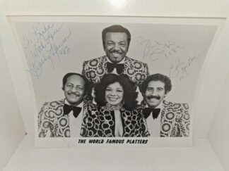 Signed Photo of the Singing Group The Platters