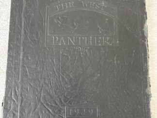 Panther 1929 ~ West High School ~ Salt Lake City, Utah