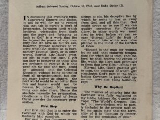 1938 ~ Converting Sinners into Saints ~ Elder Rulon S. Wells
